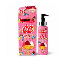 Walnut’s CC Body Sunscreen Lotion SPF 50 200ml- Lightweight UV Care Body Lotion with Oil Control, Waterproof & Sweat Resistant Formula (PINK)