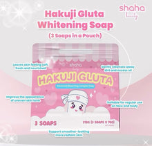 Shaha Beauty- Hakuji Gluta Advanced Bleaching Complex Soap (70g x 3 soaps)