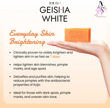 Geisha White Scar and Blemish - Skin Brightening Bar “INTENSE” (Orange)