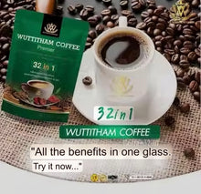 Wuttitham Coffee - 32 in 1 Premium Arabica Coffee Blend 15 sachets( 300g)