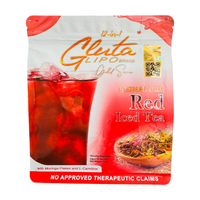 Gluta Lipo Gold Series -RED ICED TEA -10 sachet