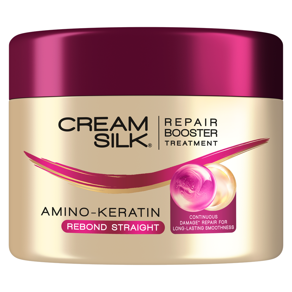 Cream Silk Repair Booster Treatment Amino-Keratin Rebond Straight -500ml