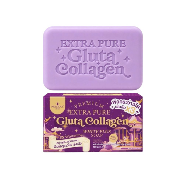 Precious Skin Extra Pure Gluta Collagen White Plus Face&Body Soap-(160g)