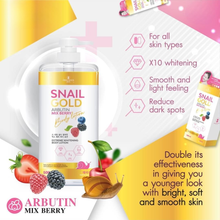 Precious Skin Snail Gold Arbutin Mixed Berry Body Lotion 500ml