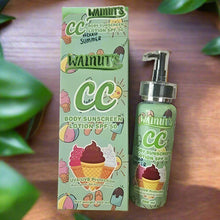 Walnut's CC Body Sunscreen Lotion SPF50 200ml – Lightweight UV Care Body Lotion with Oil Control, Waterproof & Sweat-Resistant Formula (Green)