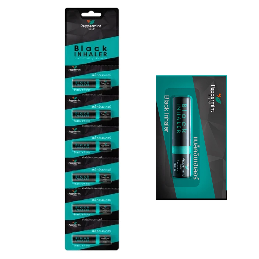 Peppermint Field Black Thai Herbal Aroma Inhaler