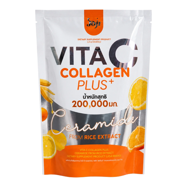 JOJI Secret Young Vita C Collagen + Ceramide Drink Mix - Anti-Aging Beauty Supplement for Radiant Skin | 20g x 10 Sachets