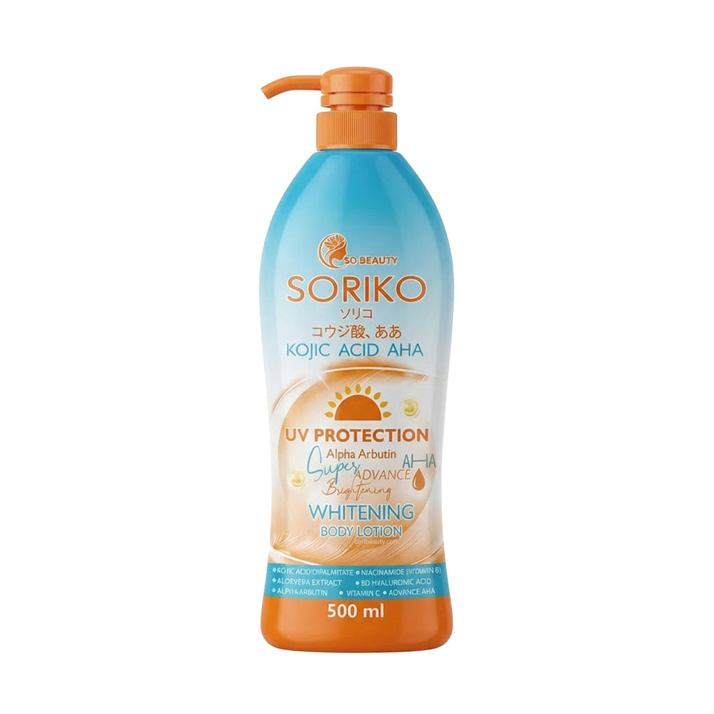 Soriko-Kojic Acid AHA with UV Protection Body Lotion (500ml)
