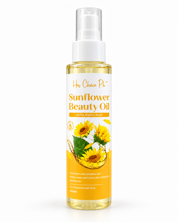 Her Choice PH- Sunflower Beauty Oil With Kojic Acid (100ml)