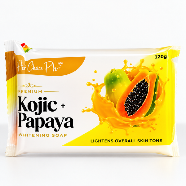 Her Choice Ph Premium Kojic Papaya Intense Whitening Soap (120g)
