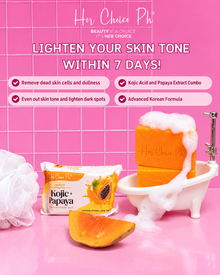 Her Choice Ph Premium Kojic Papaya Intense Whitening Soap (120g)