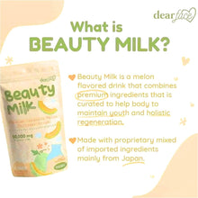 Dear Face- Beauty Milk Premium Japanese Collagen Drink MELON (18g x 10 sachets)