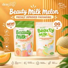Dear Face- Beauty Milk Premium Japanese Collagen Drink MELON (18g x 10 sachets)