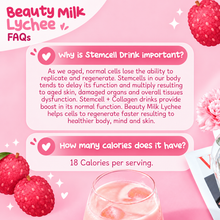Dear Face- Beauty Milk Premium Japanese Lychee Swiss Stemcell Drink (18g x 10 sachets)