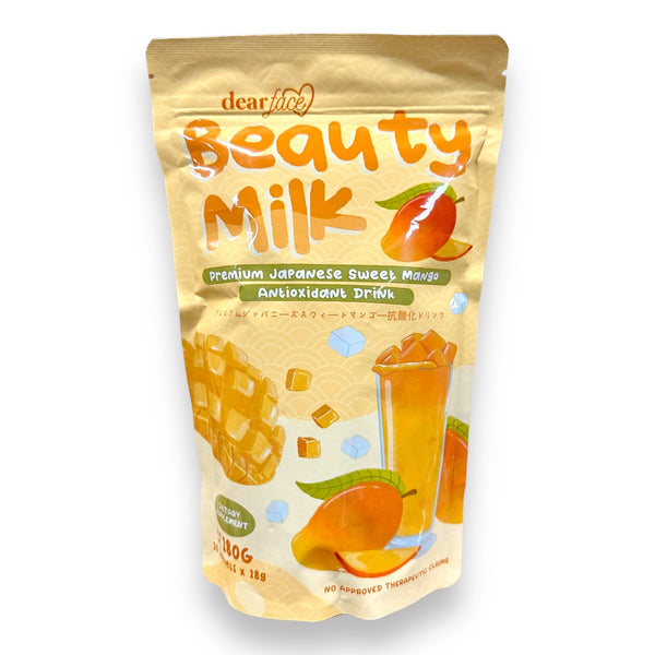 Dear Face- Beauty Milk Japanese Sweet Mango (18g x 10 sachets)
