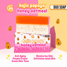 G21 Kojic Papaya Honey Oatmeal Soap - Duo Soap