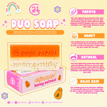 G21 Kojic Papaya Honey Oatmeal Soap - Duo Soap