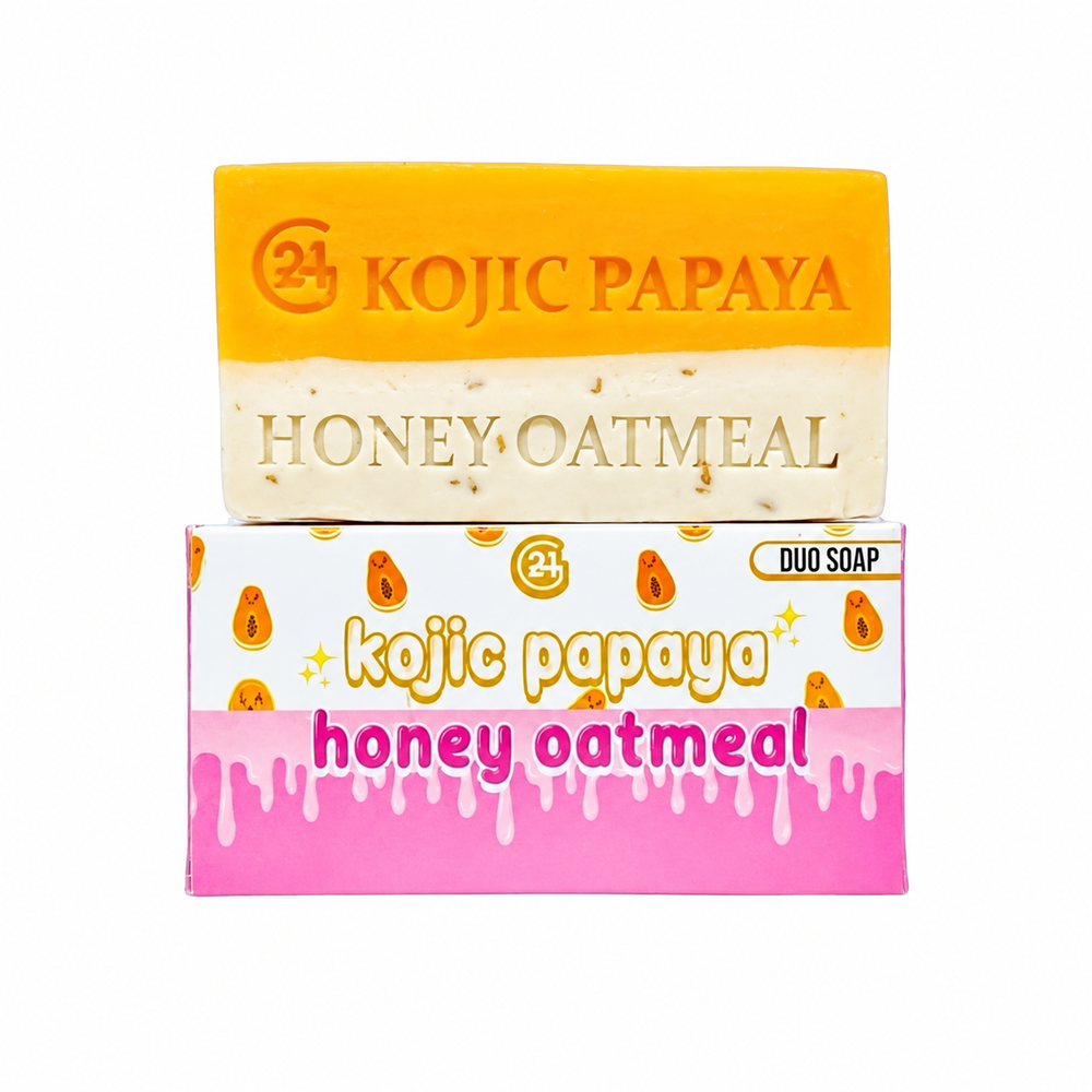 G21 Kojic Papaya Honey Oatmeal Soap - Duo Soap