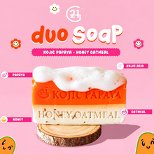 G21 Kojic Papaya Honey Oatmeal Soap - Duo Soap