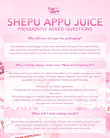 You Glow Babe -SHEPU APPU NEW AND IMPROVED JUICE 150g (new formula with probiotic and prebiotic)