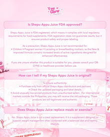 You Glow Babe -SHEPU APPU NEW AND IMPROVED JUICE 150g (new formula with probiotic and prebiotic)