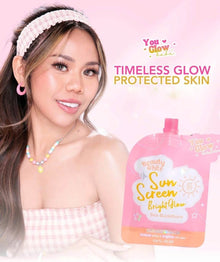 You Glow Babe Beauty White Sunscreen Bright Glow with Sea Buckthorn SPF 50 PA+++