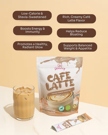 Glowming CAFE LATTE -Coffee Powder Drink Mix- 10 sachet x 20g